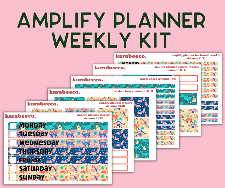 Amplify Planner Stickers | Weekly Kit | Vivianne