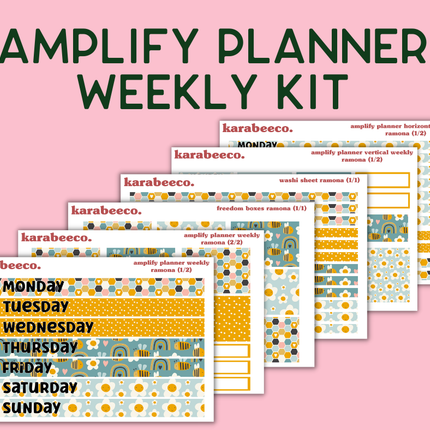 Amplify Planner Stickers | Weekly Kit | Ramona