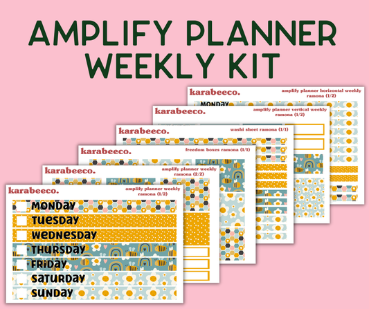 Amplify Planner Stickers | Weekly Kit | Ramona