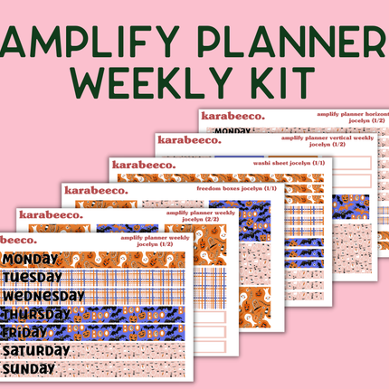 Amplify Planner Stickers | Weekly Kit | Jocelyn