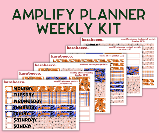 Amplify Planner Stickers | Weekly Kit | Jocelyn