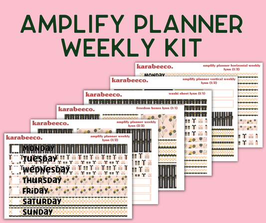 Amplify Planner Stickers | Weekly Kit | Lynn