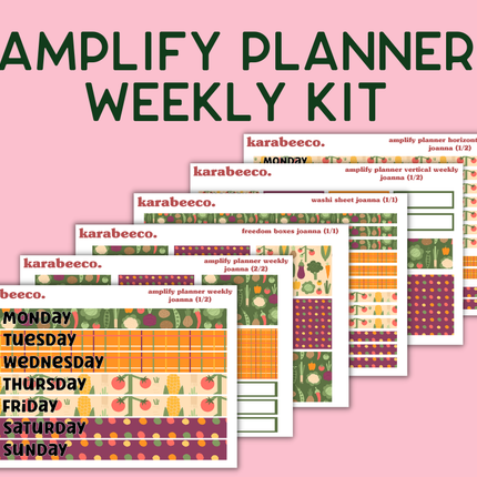Amplify Planner Stickers | Weekly Kit | Joanna