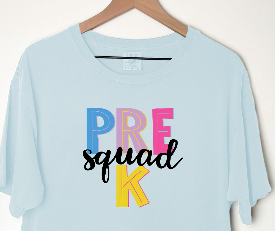 Comfort Colors Tee | Pre-K Squad [328]