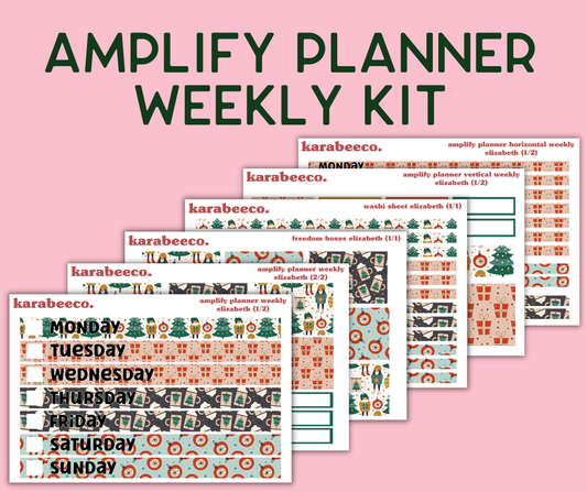 Amplify Planner Stickers | Weekly Kit | Elizabeth