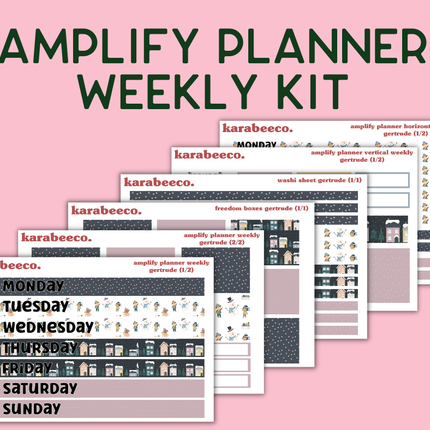 Amplify Planner Stickers | Weekly Kit | Gertrude