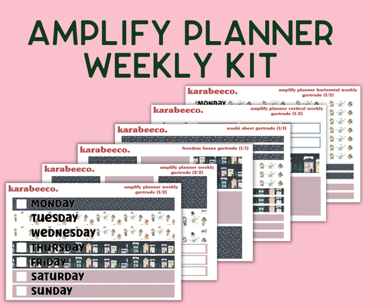 Amplify Planner Stickers | Weekly Kit | Gertrude