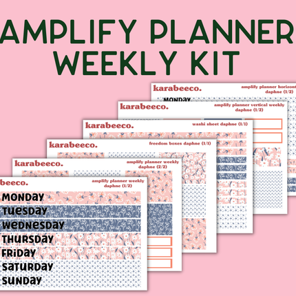 Amplify Planner Stickers | Weekly Kit | Daphne