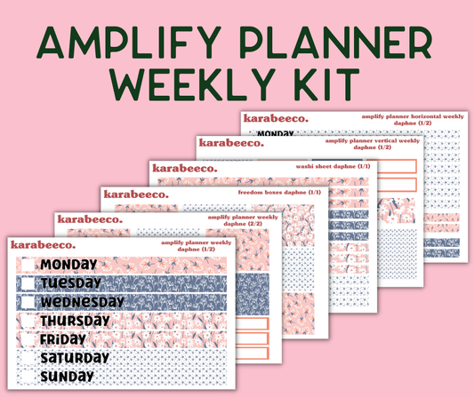 Amplify Planner Stickers | Weekly Kit | Daphne