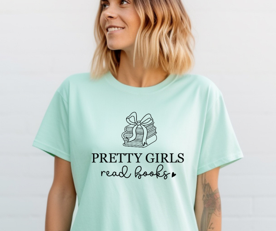 Comfort Colors Tee | Pretty Girls Read Books [125]