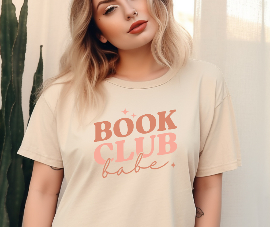 Comfort Colors Tee | Book Club Babe [046]