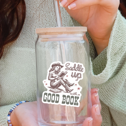 STICKER | Saddle Up with a Good Book | KBC0000094