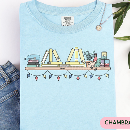 Comfort Colors Tee | Pittsburgh Book Shelf