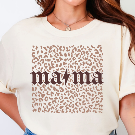 Comfort Colors Tee | Leopard Mom [m017]