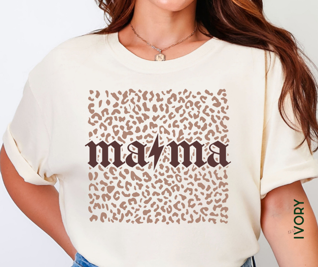 Comfort Colors Tee | Leopard Mom [m017]