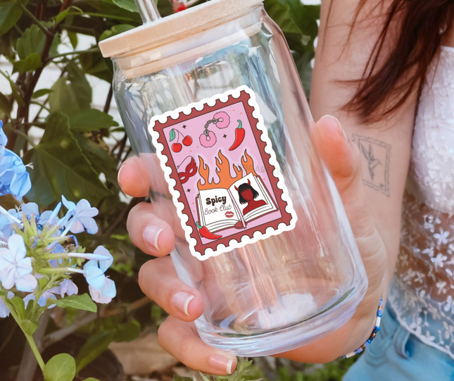 STICKER | Spicy Smut Books Stamp | BOOKS00100