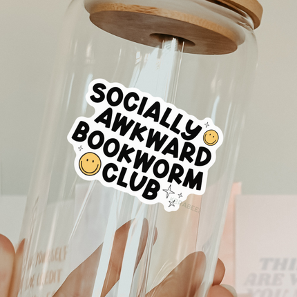 STICKER | Socially Awkward Bookworm Club | BOOKS00034