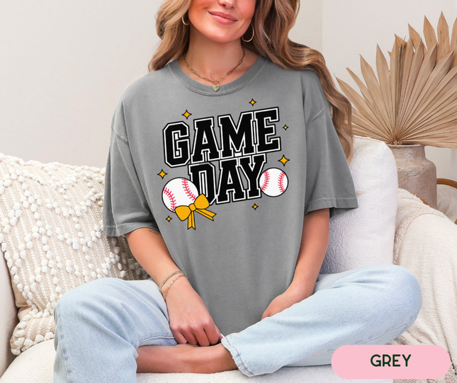Comfort Colors Tee | Baseball Game Day [s025]