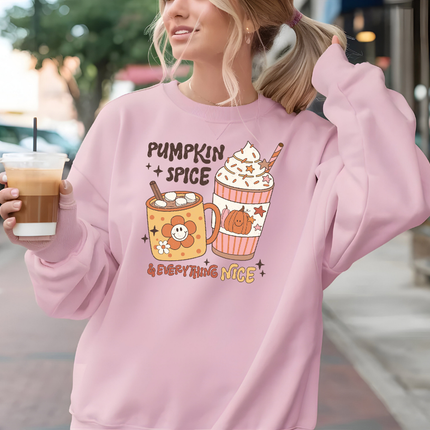 Gildan Crewneck | Pumpkin Spice and Everything Nice [466]