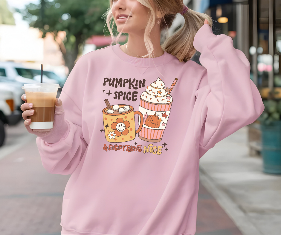 Gildan Crewneck | Pumpkin Spice and Everything Nice [466]