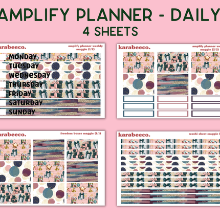 Amplify Planner Stickers | Weekly Kit | Maggie