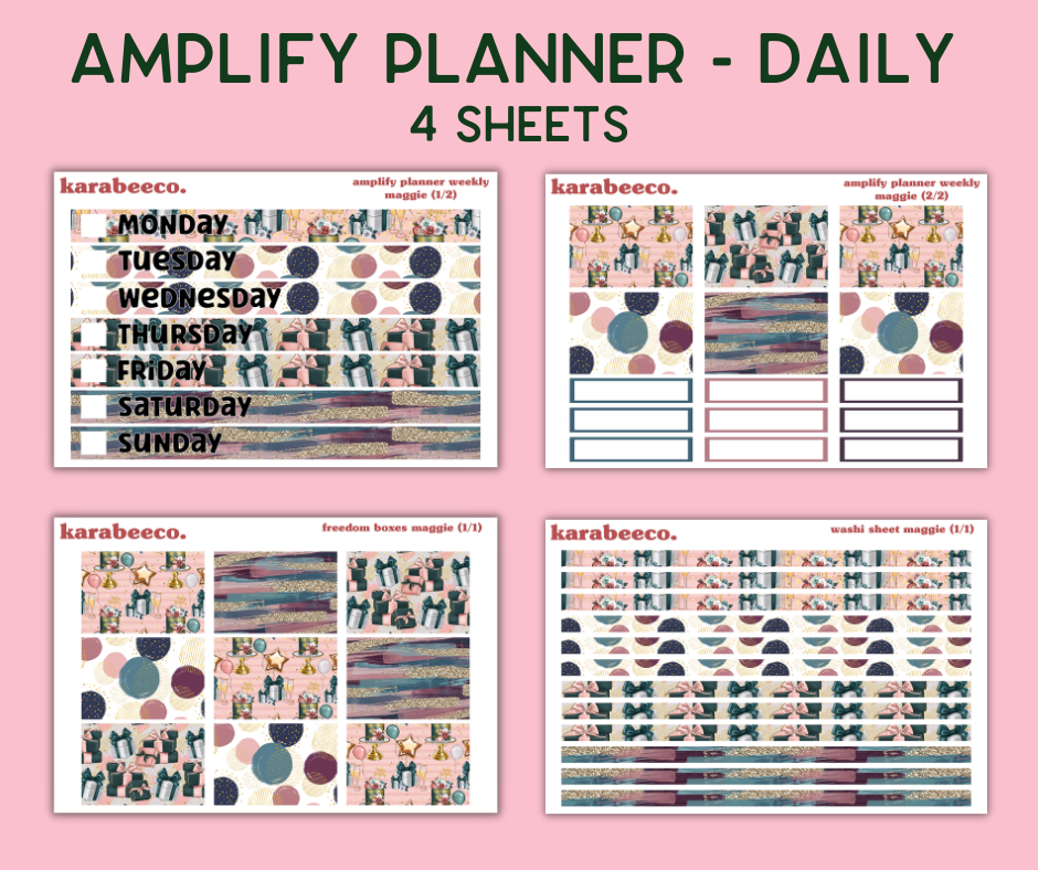 Amplify Planner Stickers | Weekly Kit | Maggie