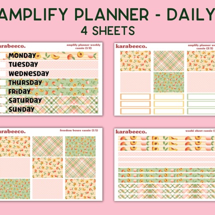 Amplify Planner Stickers | Weekly Kit | Cassie