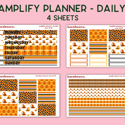 Amplify Planner Stickers | Weekly Kit | Tory
