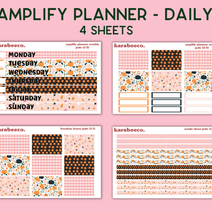 Amplify Planner Stickers | Weekly Kit | Jade