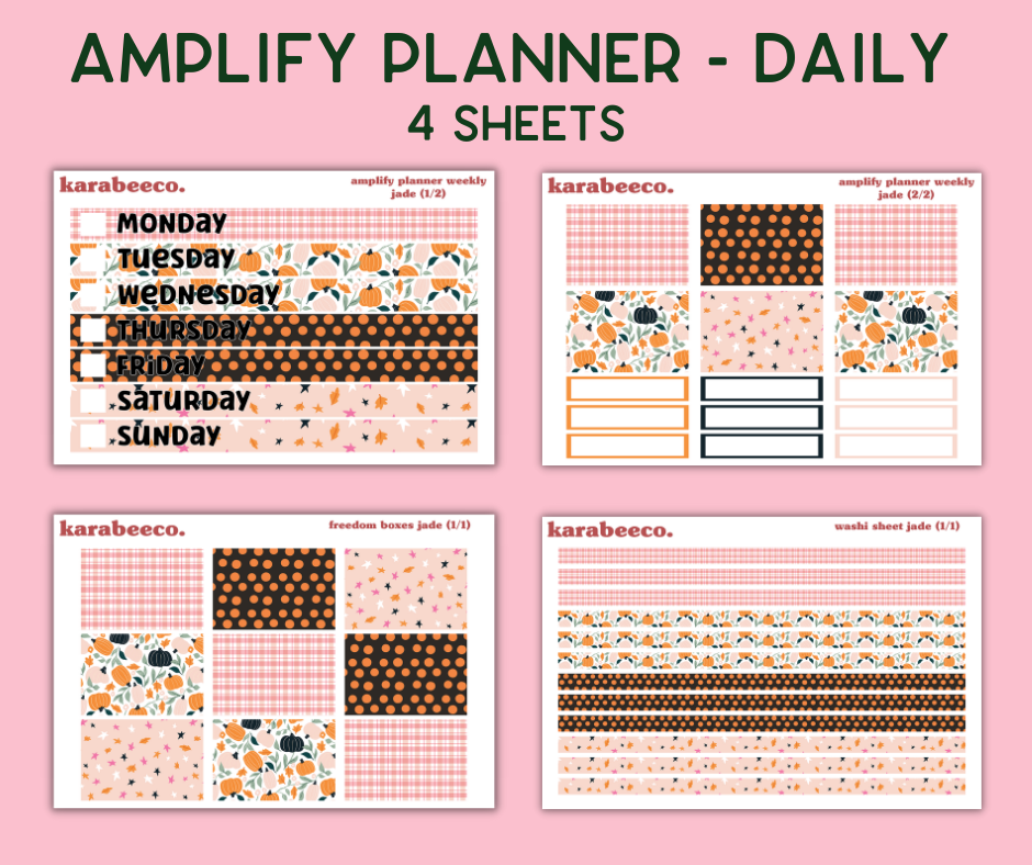 Amplify Planner Stickers | Weekly Kit | Jade