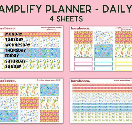 Amplify Planner Stickers | Weekly Kit | Ginny