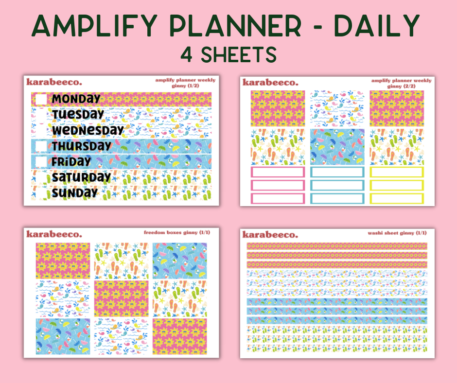 Amplify Planner Stickers | Weekly Kit | Ginny