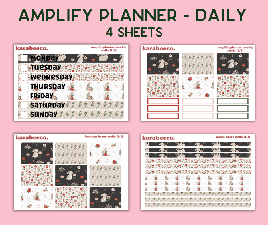 Amplify Planner Stickers | Weekly Kit | Stella