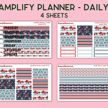 Amplify Planner Stickers | Weekly Kit | Annie