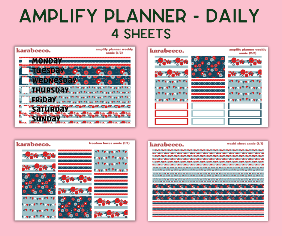 Amplify Planner Stickers | Weekly Kit | Annie