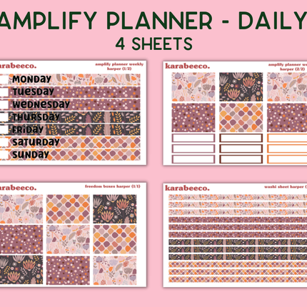 Amplify Planner Stickers | Weekly Kit | Harper