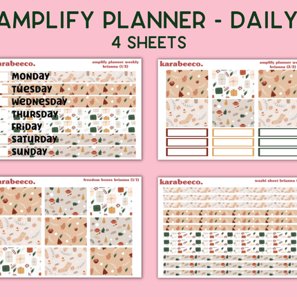 Amplify Planner Stickers | Weekly Kit | Brianna