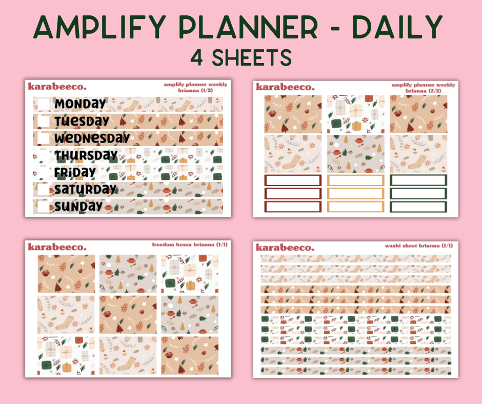 Amplify Planner Stickers | Weekly Kit | Brianna