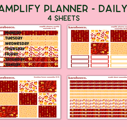 Amplify Planner Stickers | Weekly Kit | Samantha
