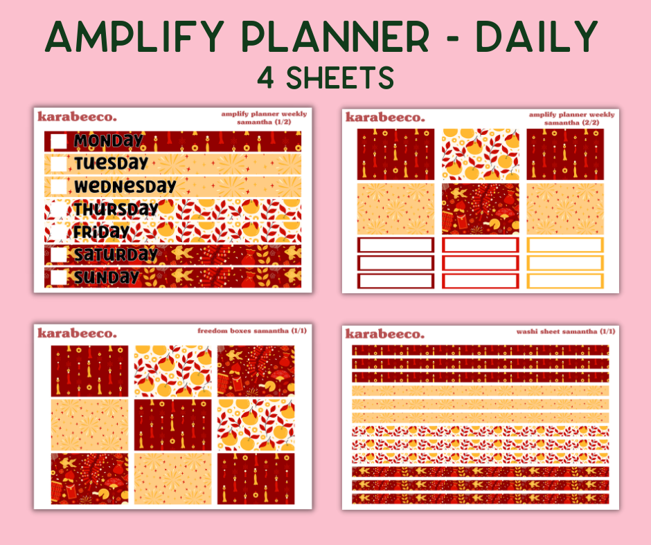 Amplify Planner Stickers | Weekly Kit | Samantha