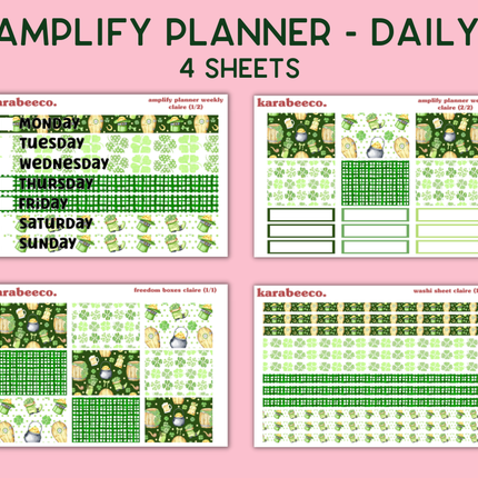 Amplify Planner Stickers | Weekly Kit | Claire