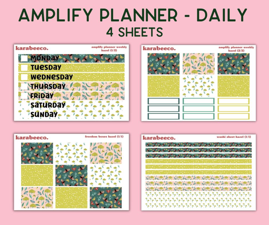 Amplify Planner Stickers | Weekly Kit | Hazel