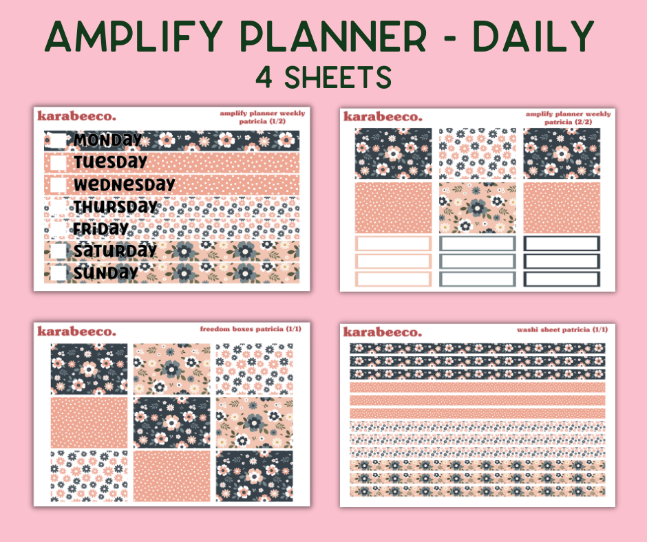 Amplify Planner Stickers | Weekly Kit | Patricia