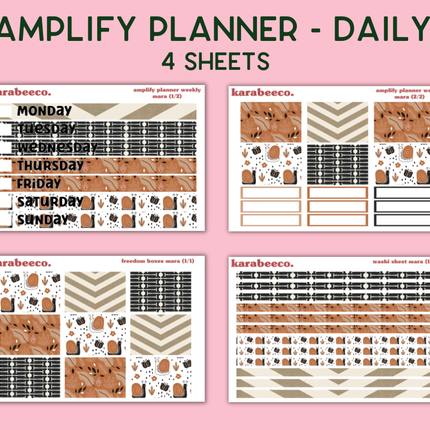 Amplify Planner Stickers | Weekly Kit | Mara