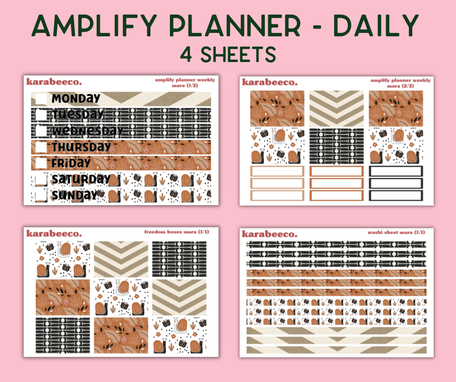 Amplify Planner Stickers | Weekly Kit | Mara