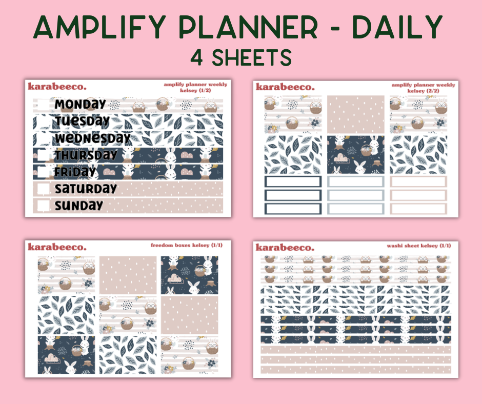 Amplify Planner Stickers | Weekly Kit | Kelsey