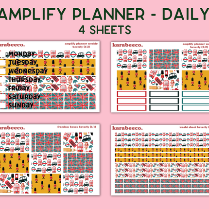 Amplify Planner Stickers | Weekly Kit | Beverly