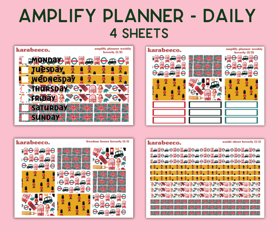 Amplify Planner Stickers | Weekly Kit | Beverly