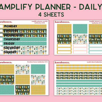Amplify Planner Stickers | Weekly Kit | Katherine