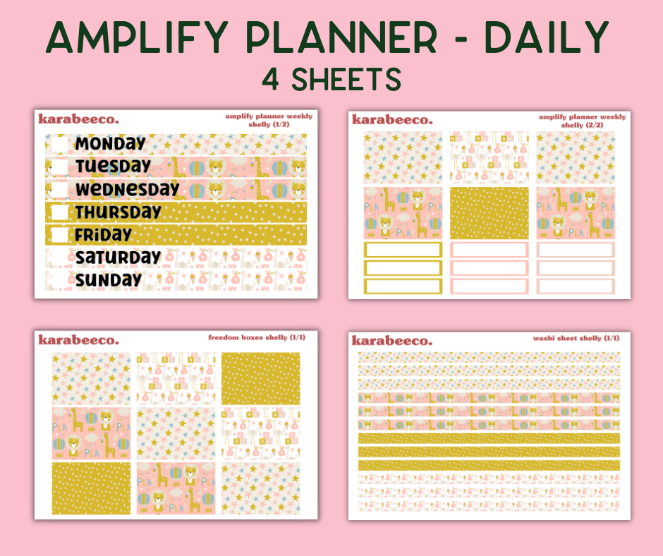 Amplify Planner Stickers | Weekly Kit | Shelly